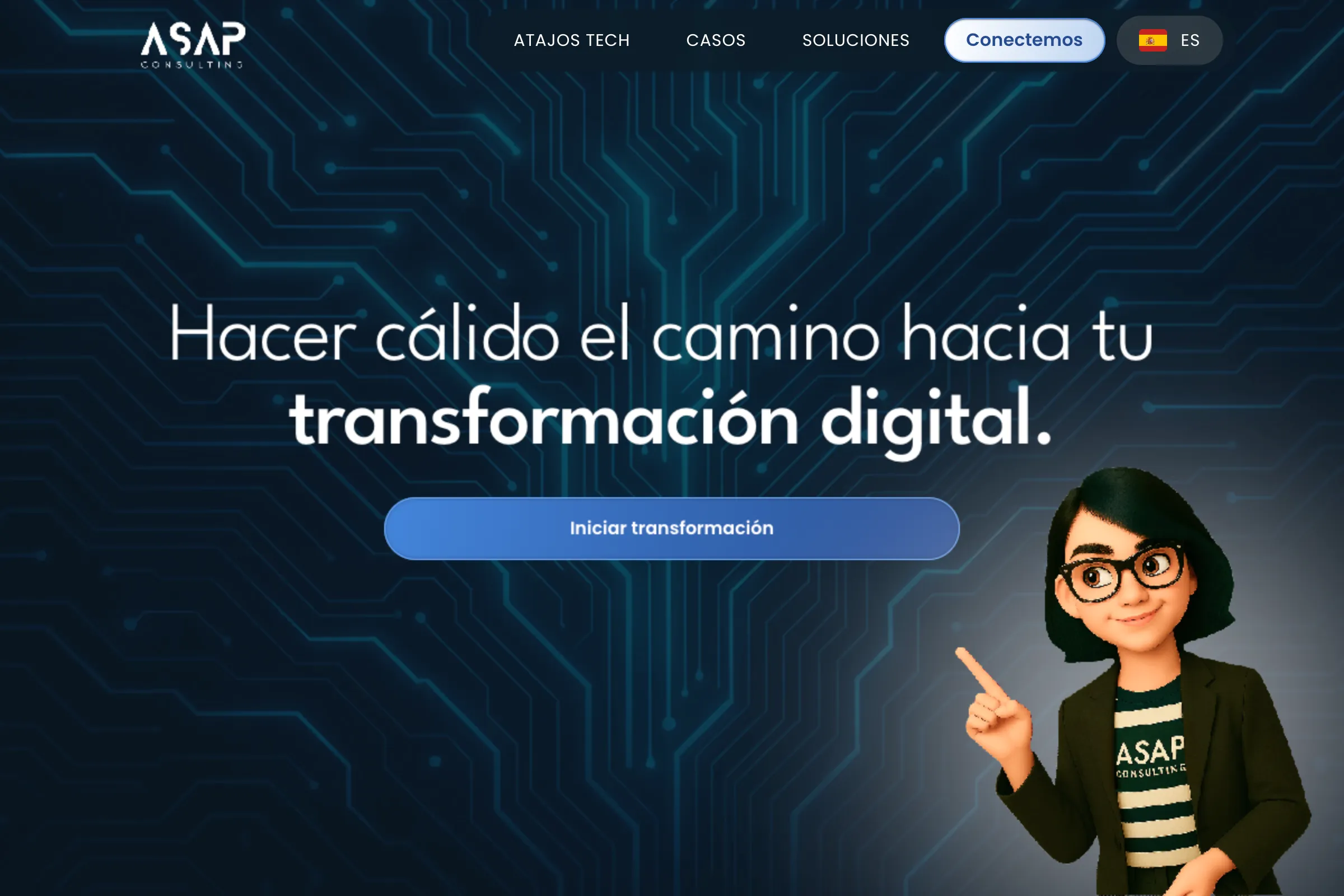 Arvox Studio - Diseño web de web de ASAP Consulting