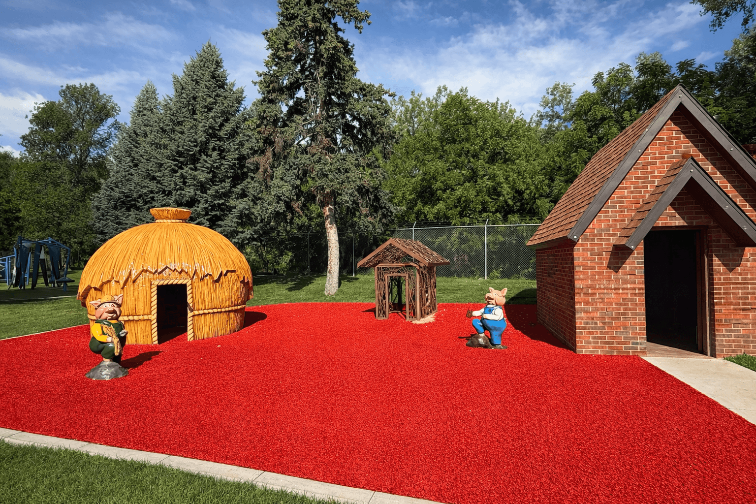 Three little pigs Storybook Island