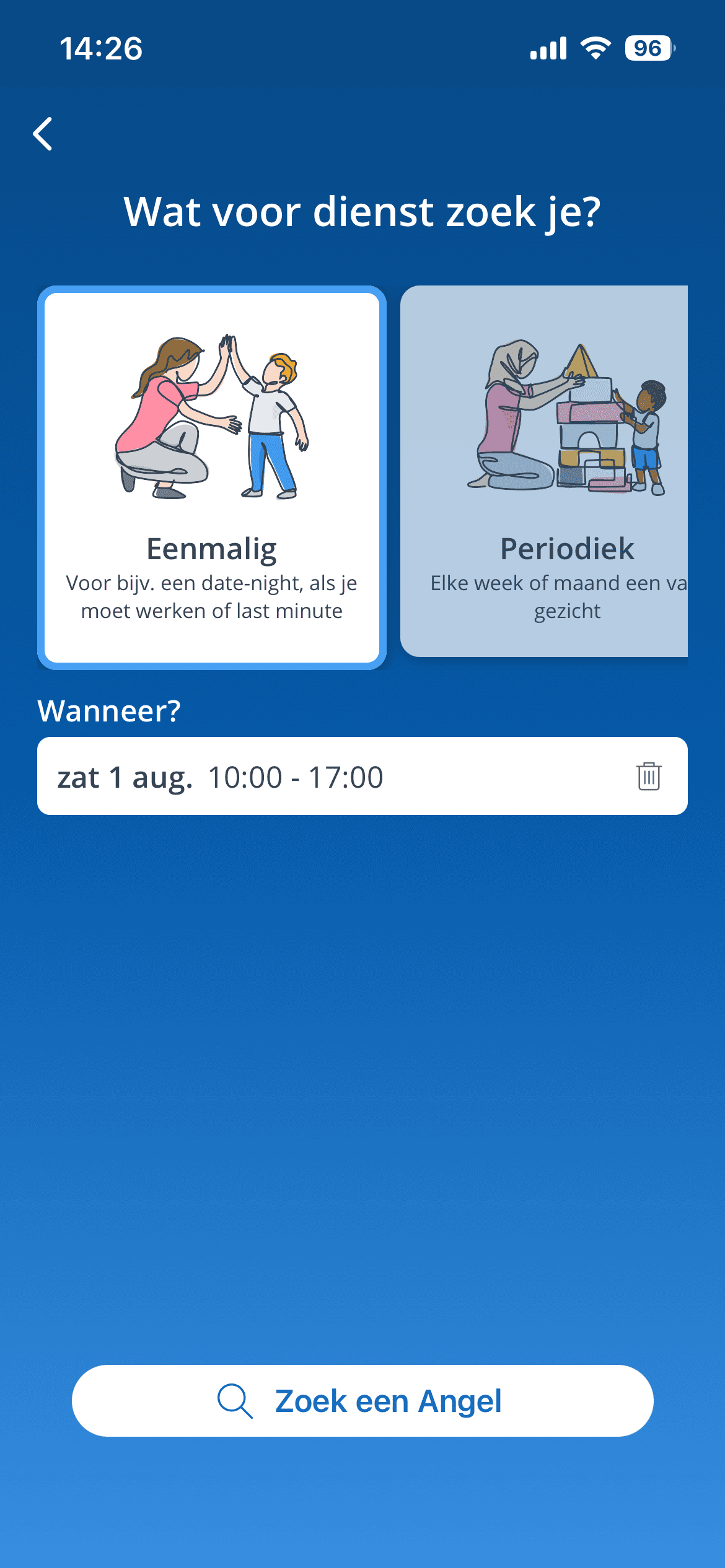 Alles geregeld in de app