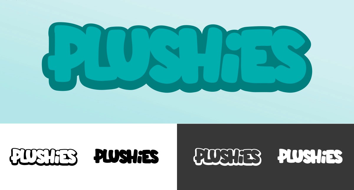 Plushies Logo Treatment