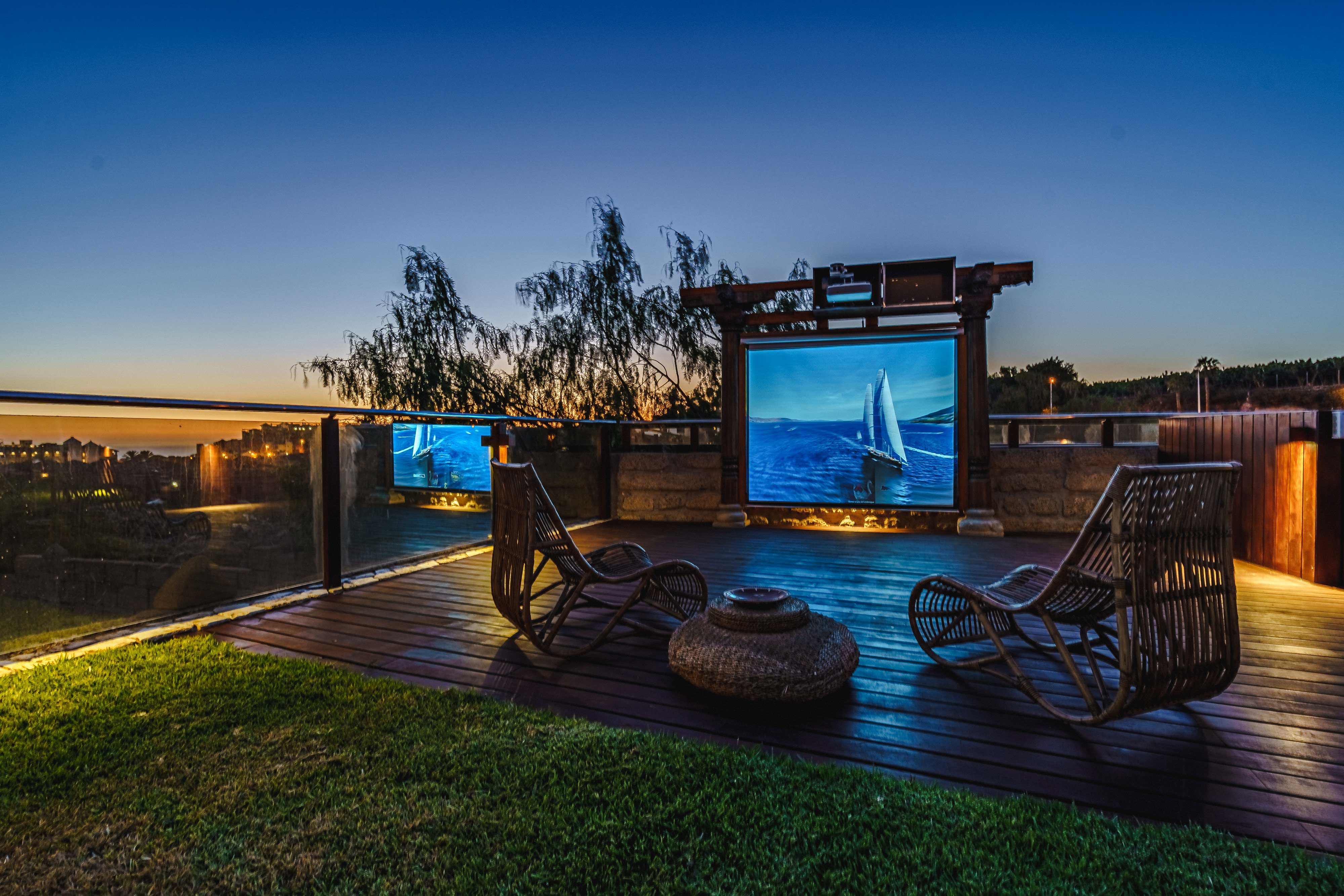 Experiencia cinematografica en villa Rosa de los Vientos