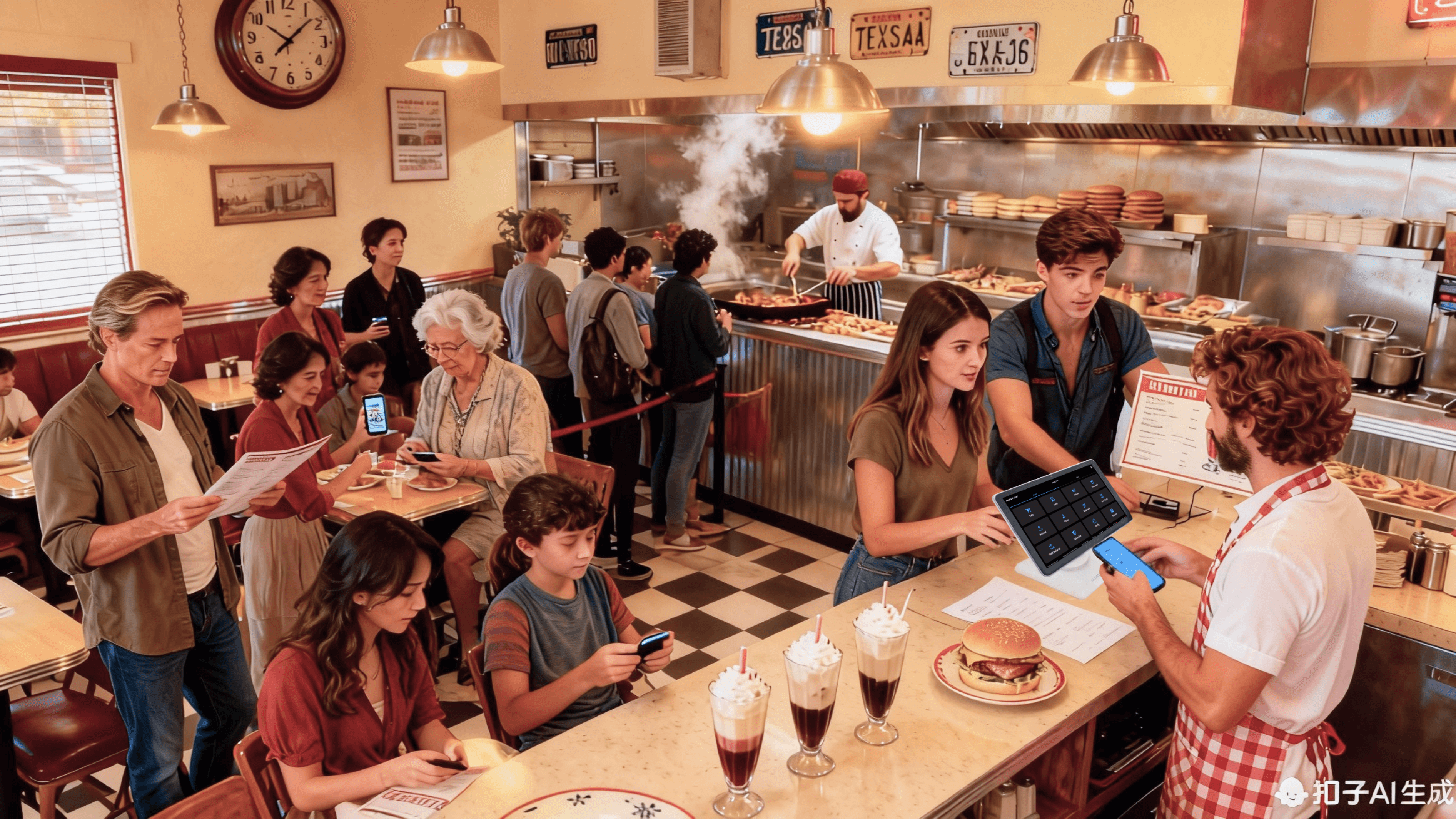 aldelo epay device in the restaurant