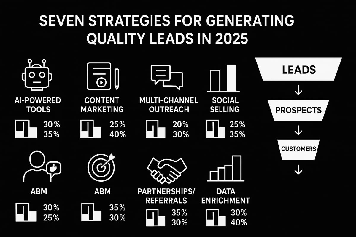 7 Proven Ways to Generate Quality Leads for Sales in 2025