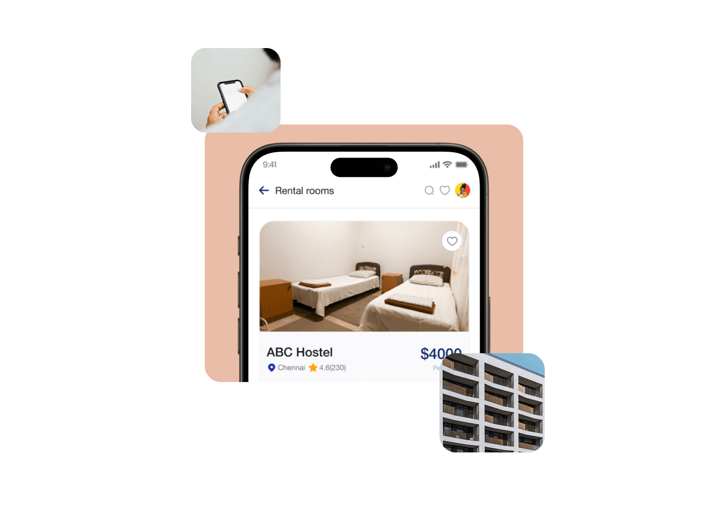 a pair of cell phones on a concrete block