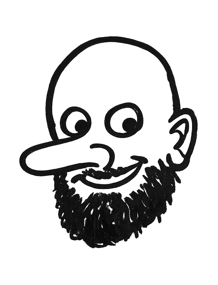 Portrait of portfolio creator – back view