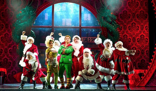 Ben-Forster-as-Buddy-(centre)-and-the-cast-in-Elf-credit-Alastair-Muir-(2)