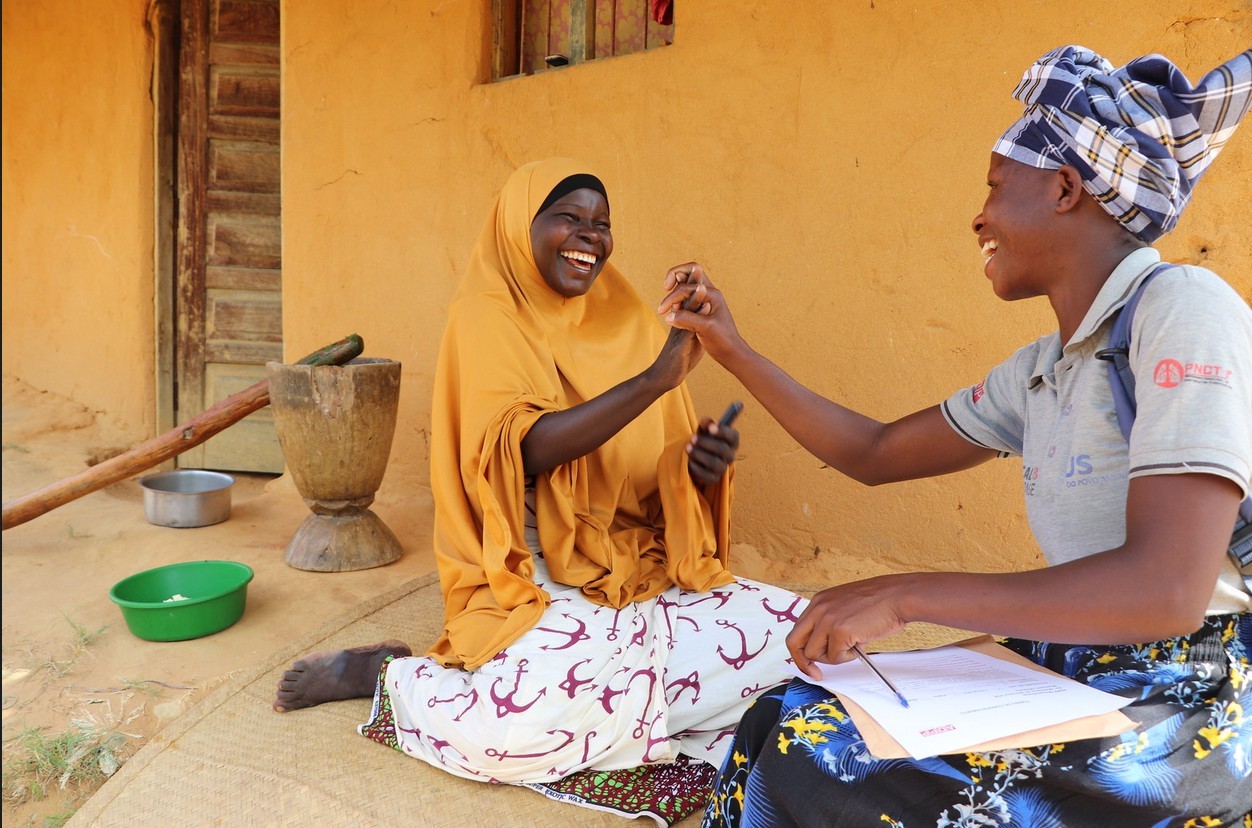 African women laughing