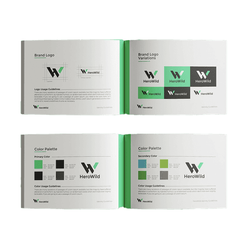 Exemple de charte graphique et identité visuelle réalisée par Julian Guillen, directeur artistique freelance