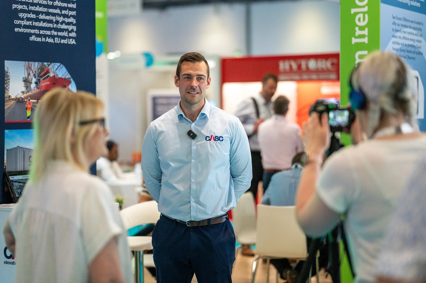 CASC team member at an event