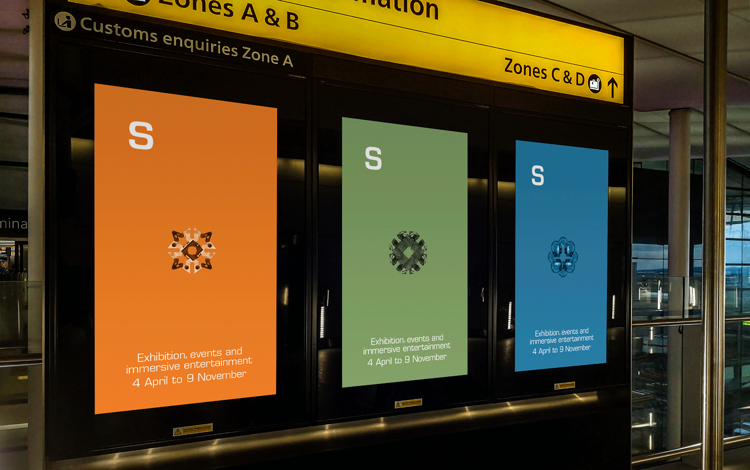 Cold War Revealed airport screens 