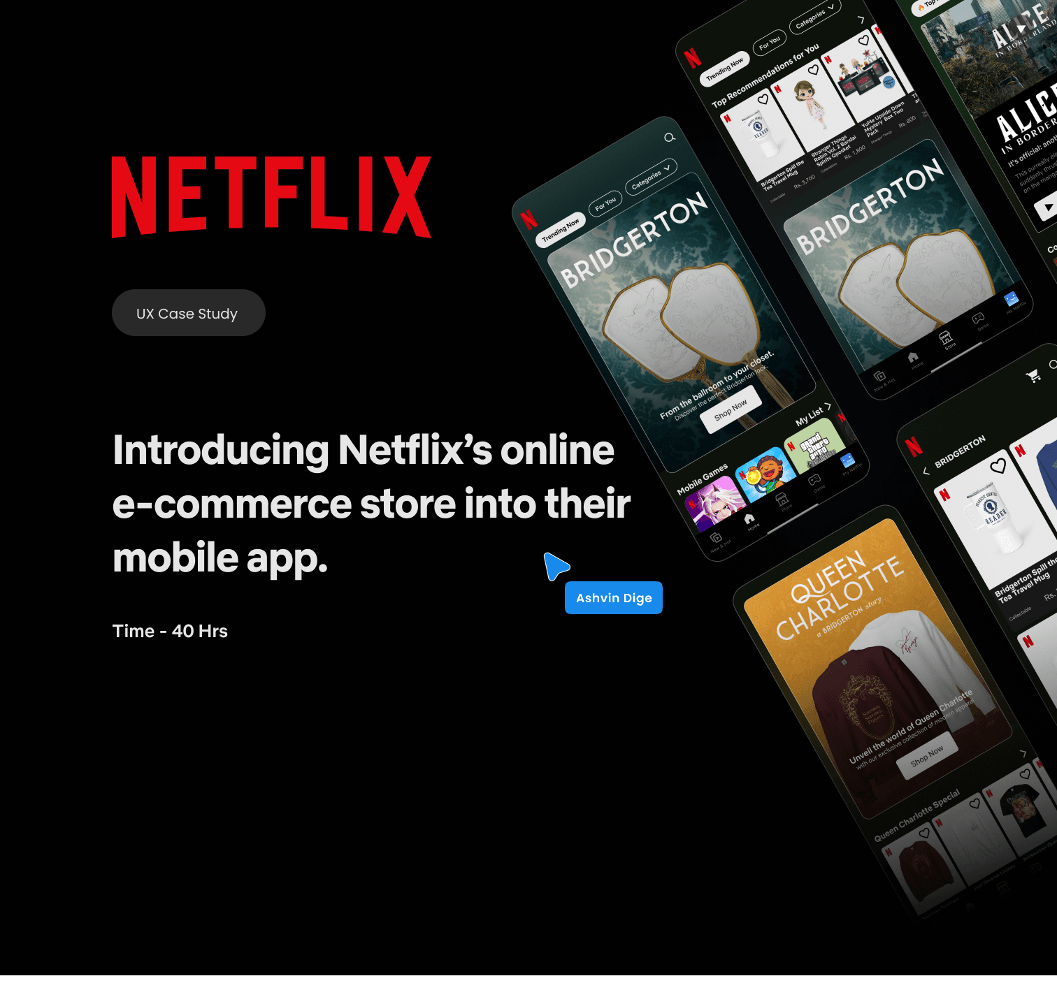 Example work of ui ux design