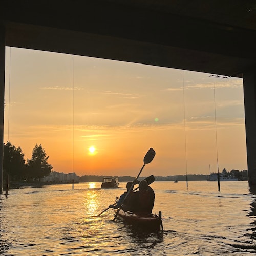 סיור קיאקים בשקיעה בסטוקהולם