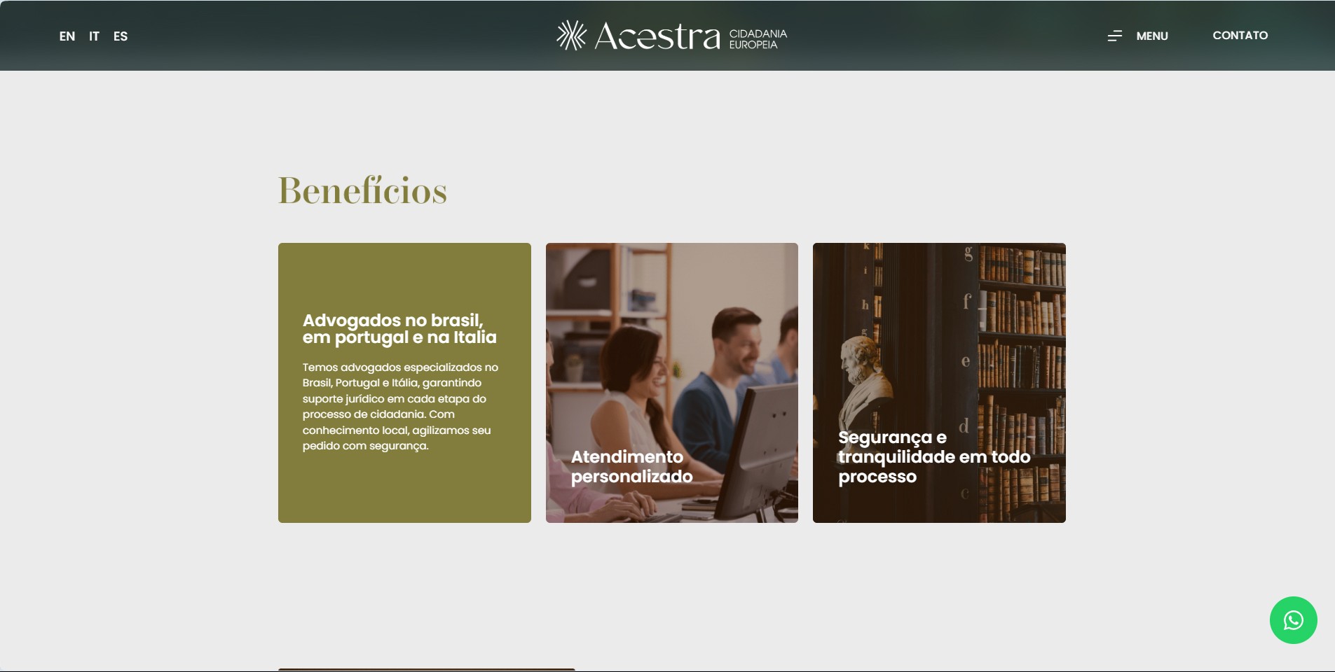 A screenshot from the Stuff page of the website