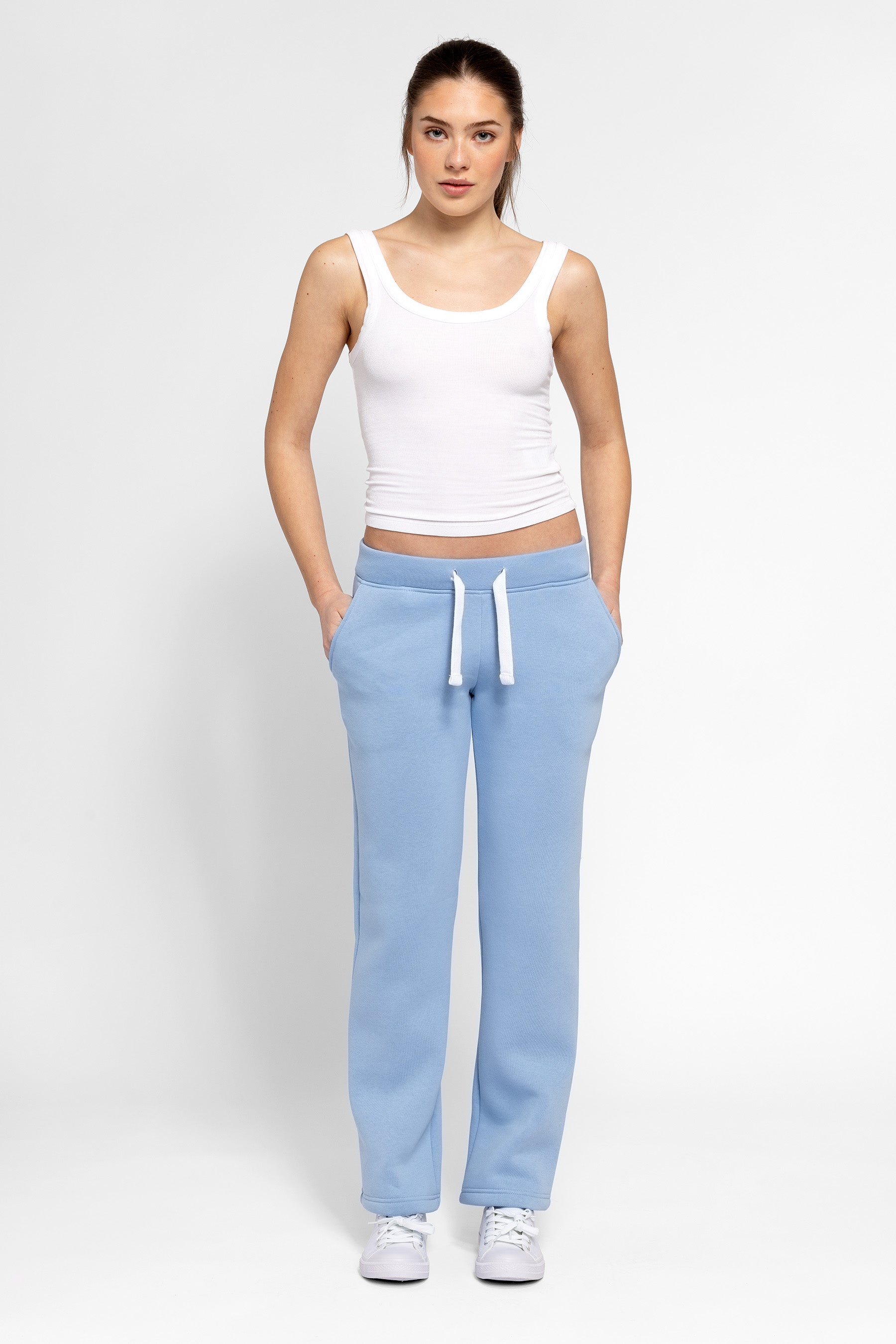 Sweatpant Girl Straight leg sky blue | Russemerch