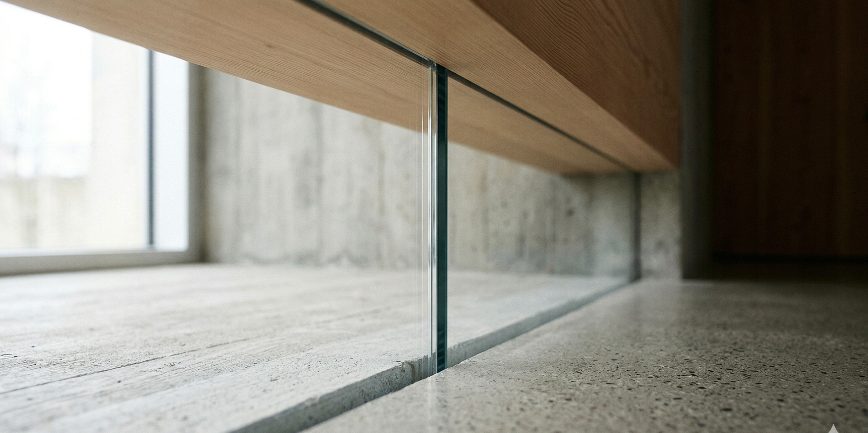 a gray couch with four pillows on it
