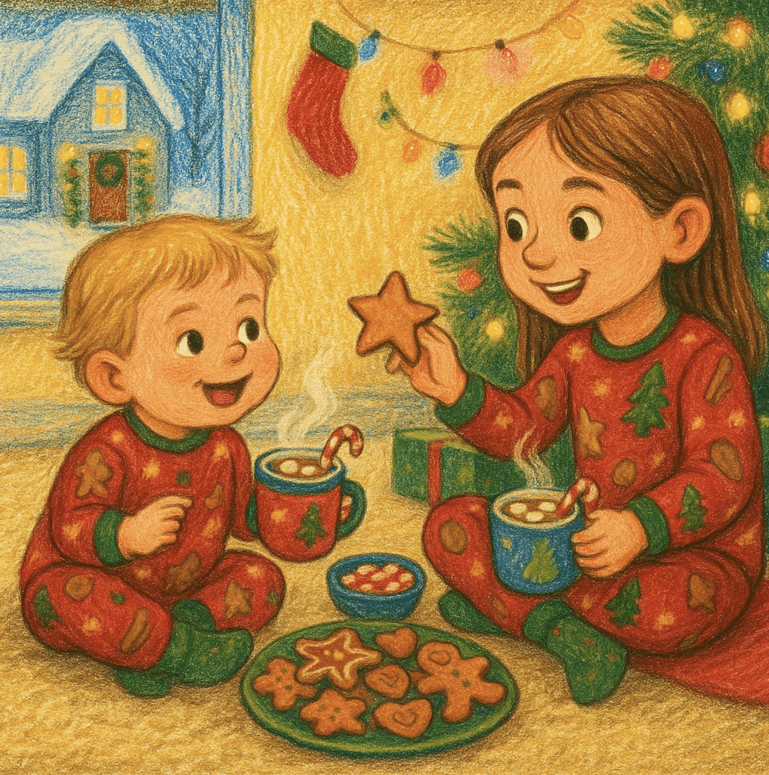 Close-up of lush, dark green leaves, some glossy and wet, against a muted background.