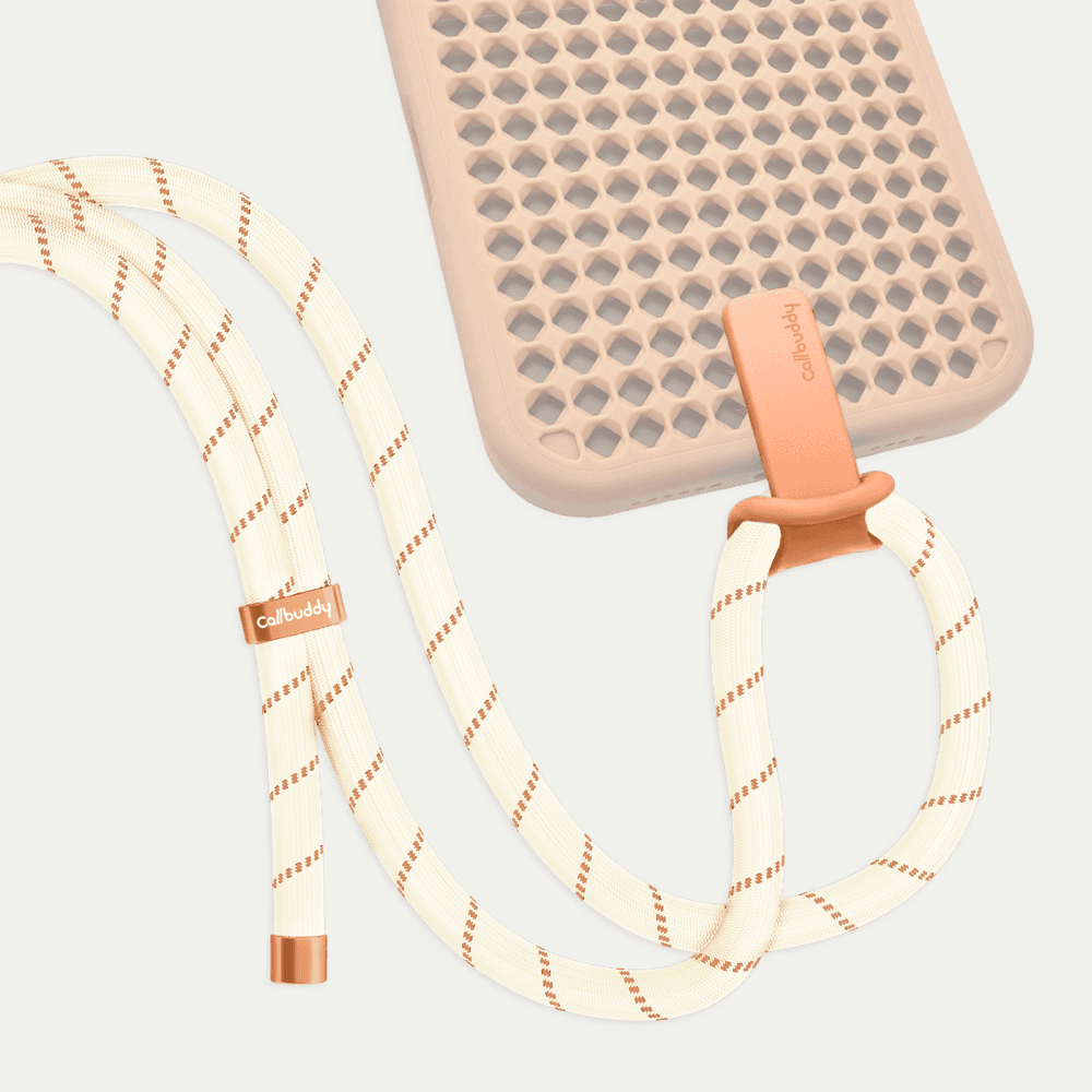 Lanyard Salmon Beige
