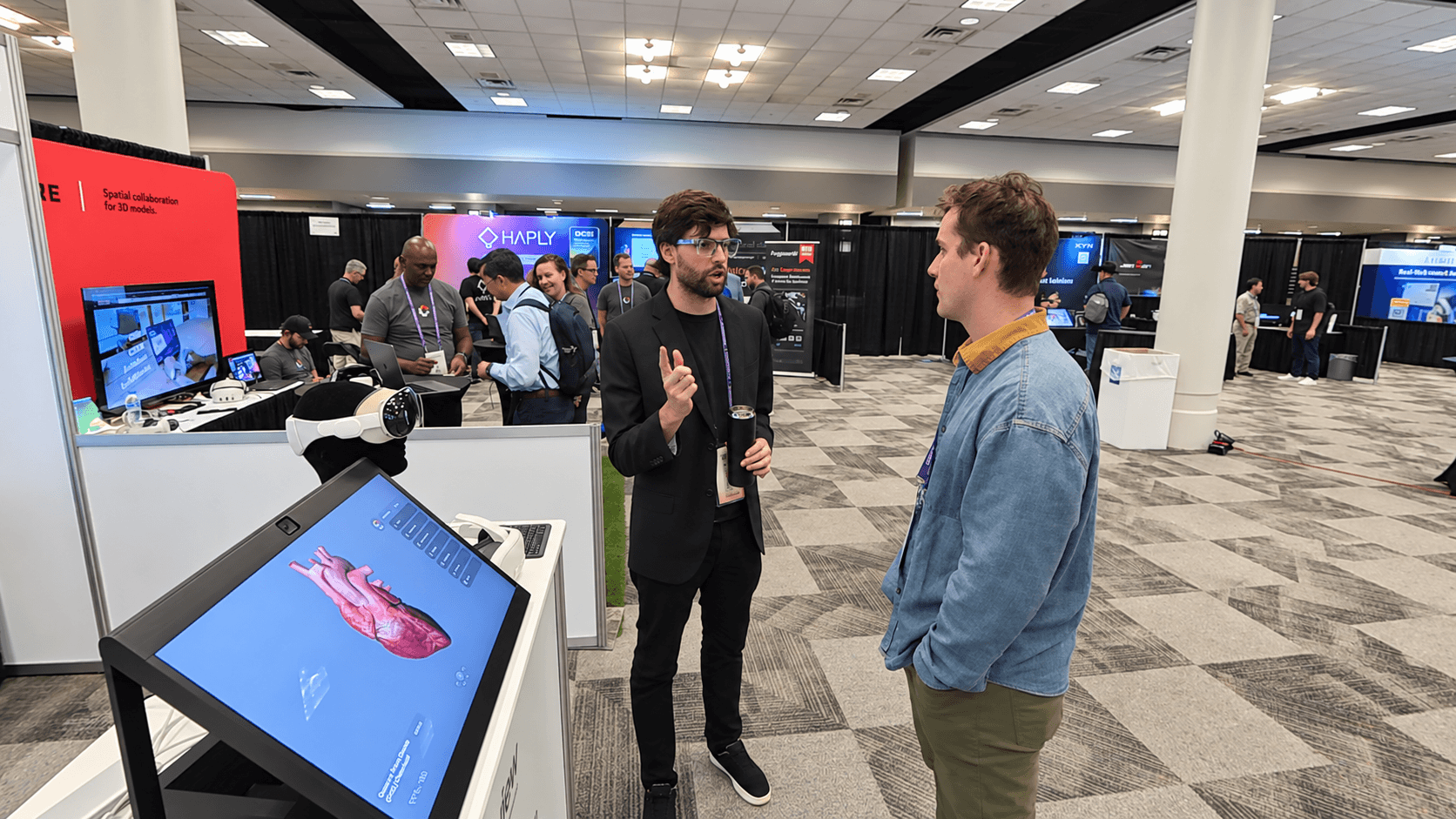 Treeview's booth at AES.