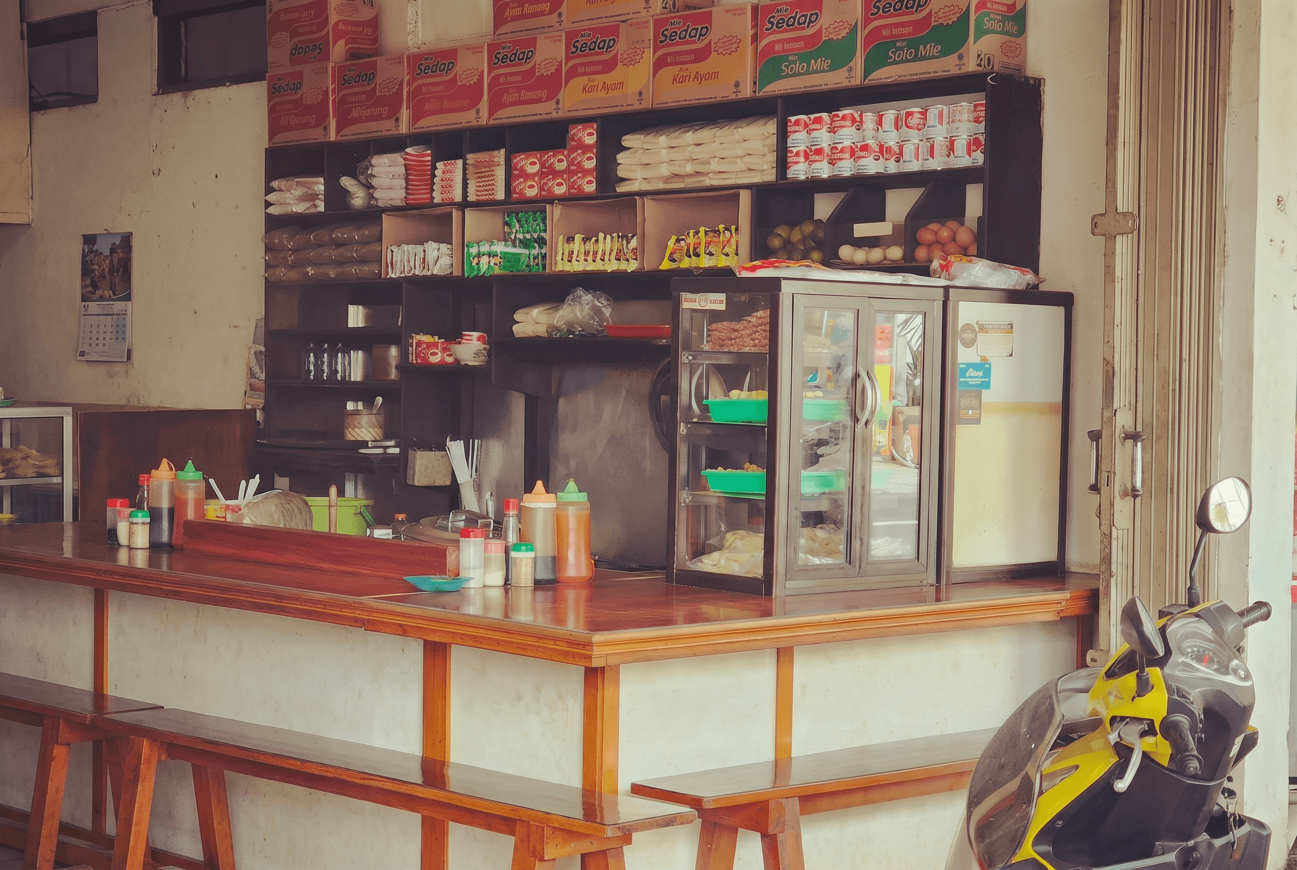 Photo with Retrica's YEEHAW filter, showing moderate yellow warmth