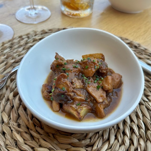 Part of the brunch menu