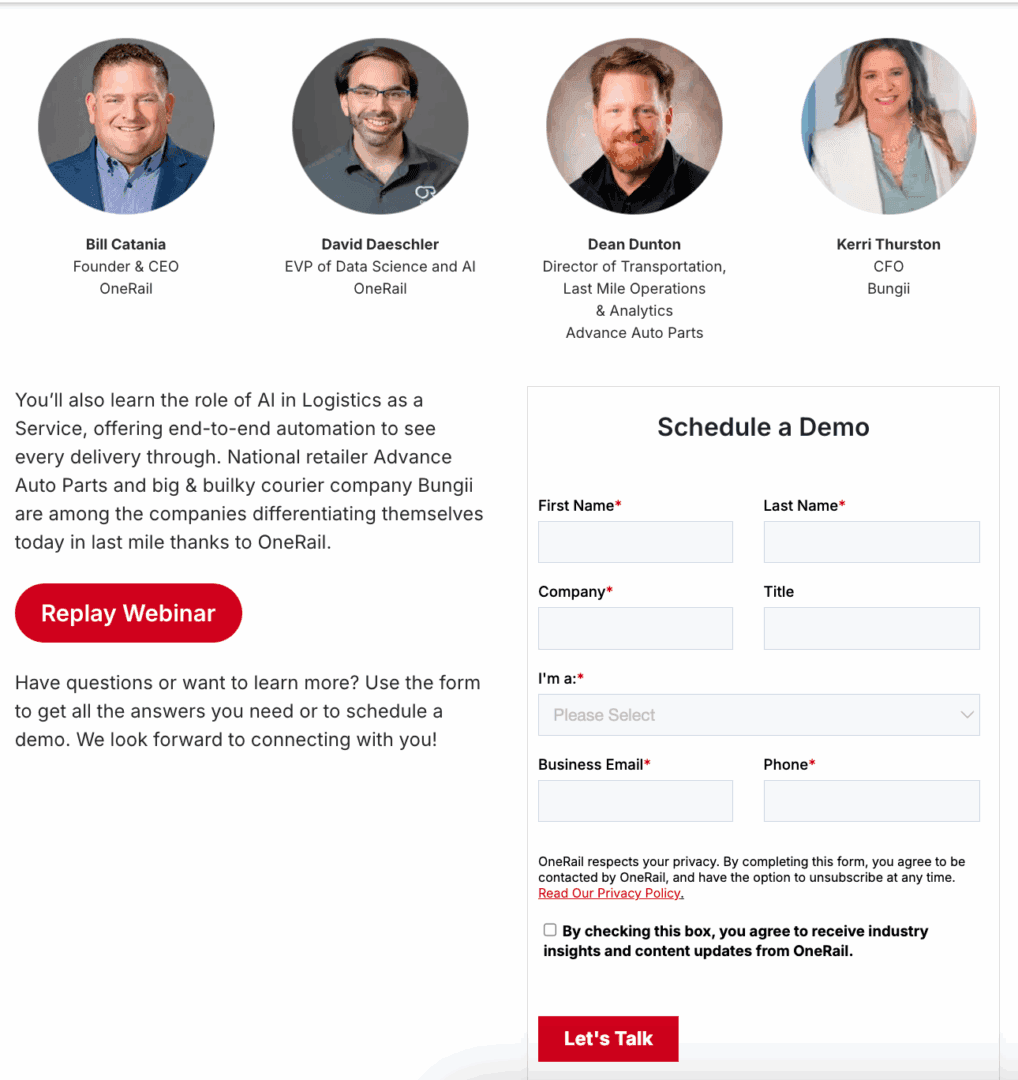 Marketing Spotlight: Exploring OneRail’s Marketing and Sales strategies