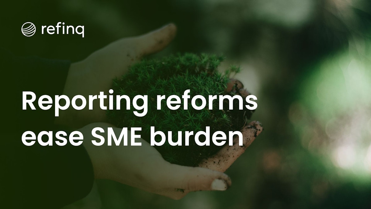 Reporting reforms ease SME burden