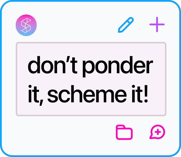 Stylized white envelope icon tilted at an angle, representing a message or notification.