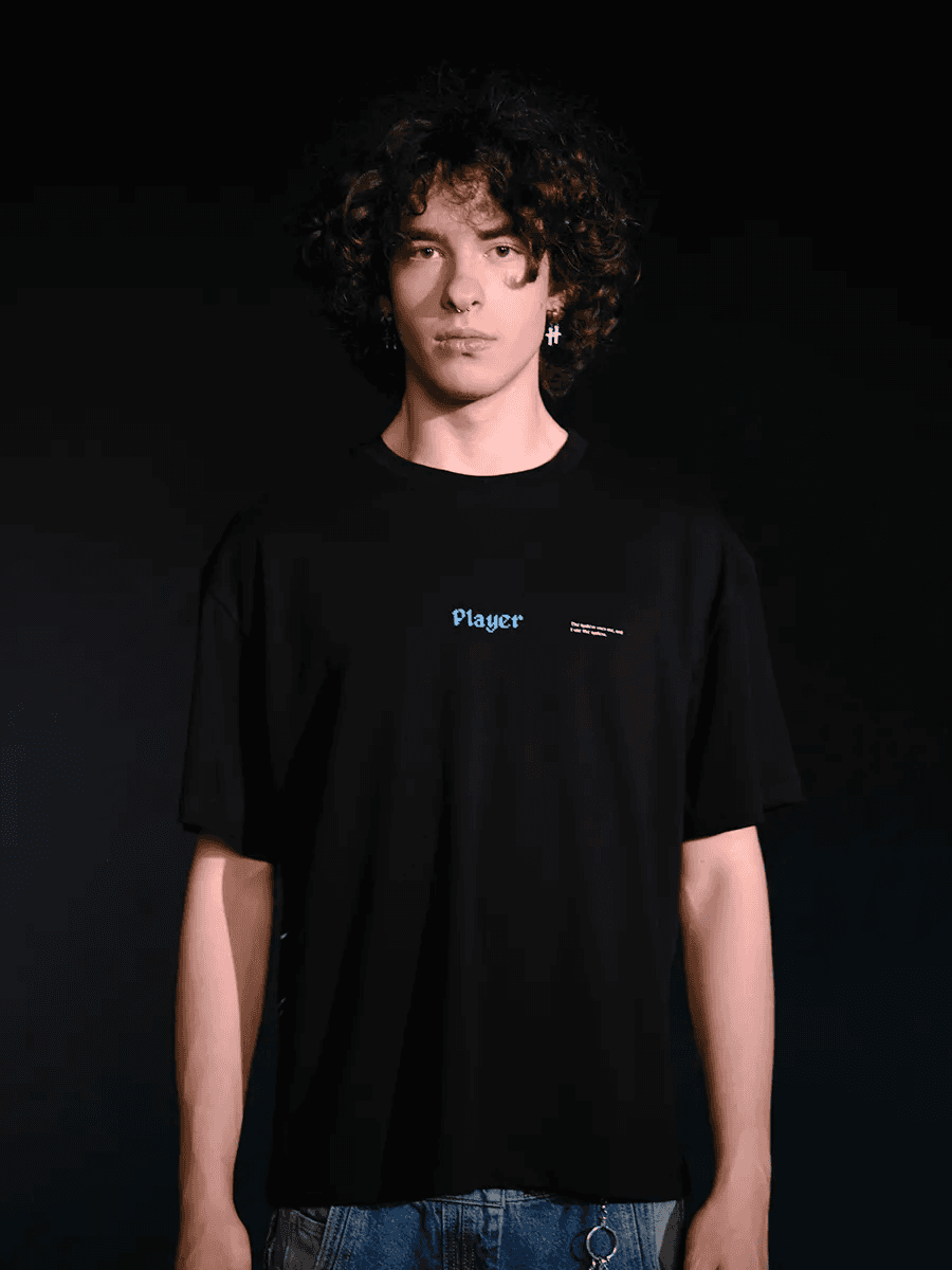 System Sovereign / Player - Sung Jin Woo Inspired Oversized Tee