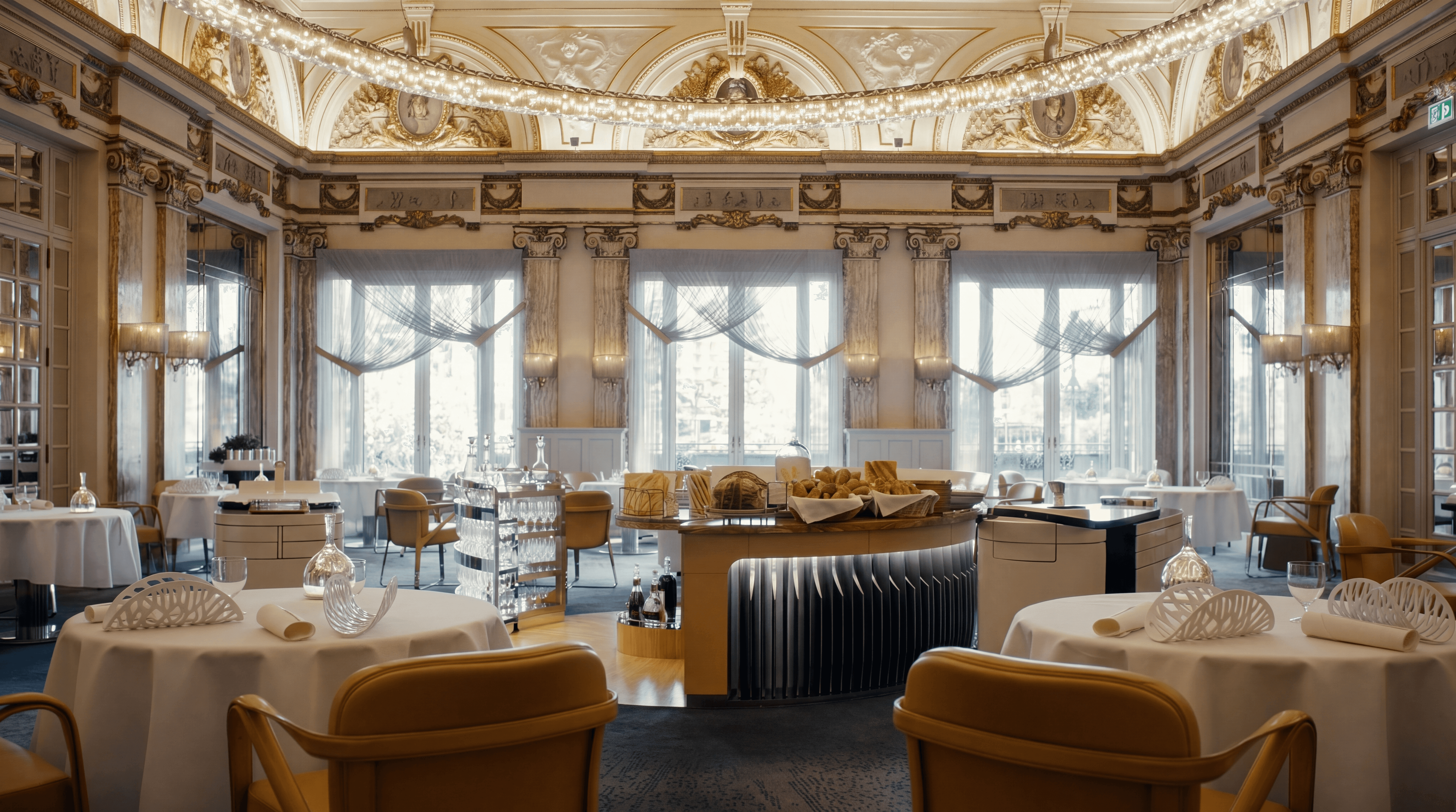 Le Louis XV dining room at Hôtel de Paris Monte-Carlo