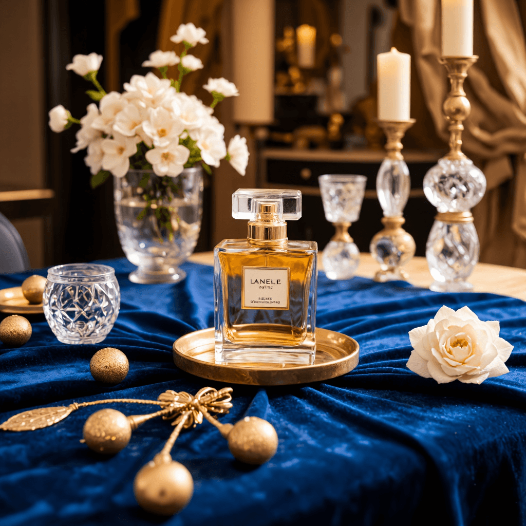 product photography of bottle of perfume