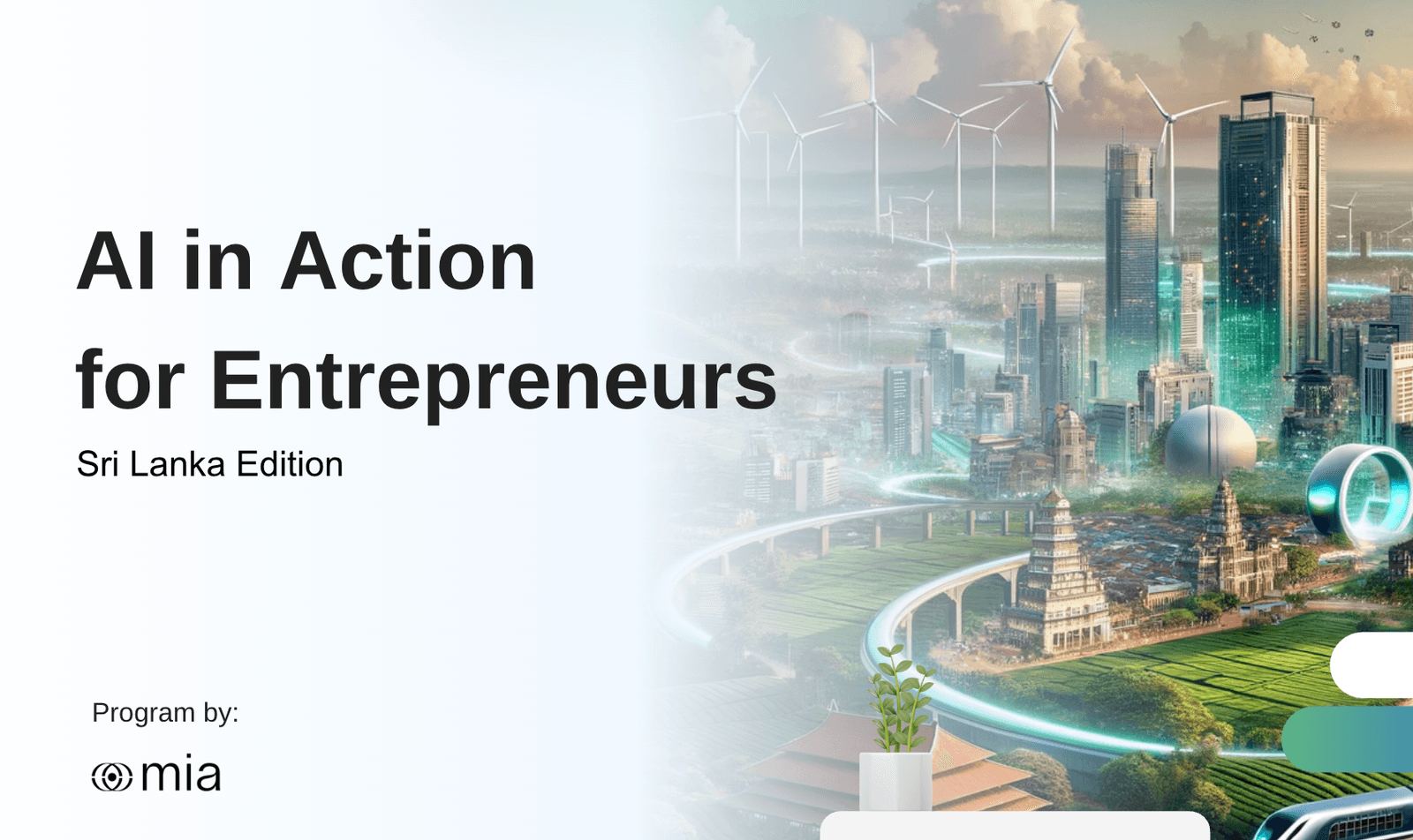 mia ai workshop for Entrepreneurs in Sri Lanka with GIZ
