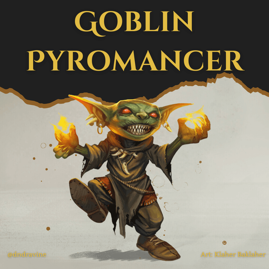 Goblin Pyromancer - Art