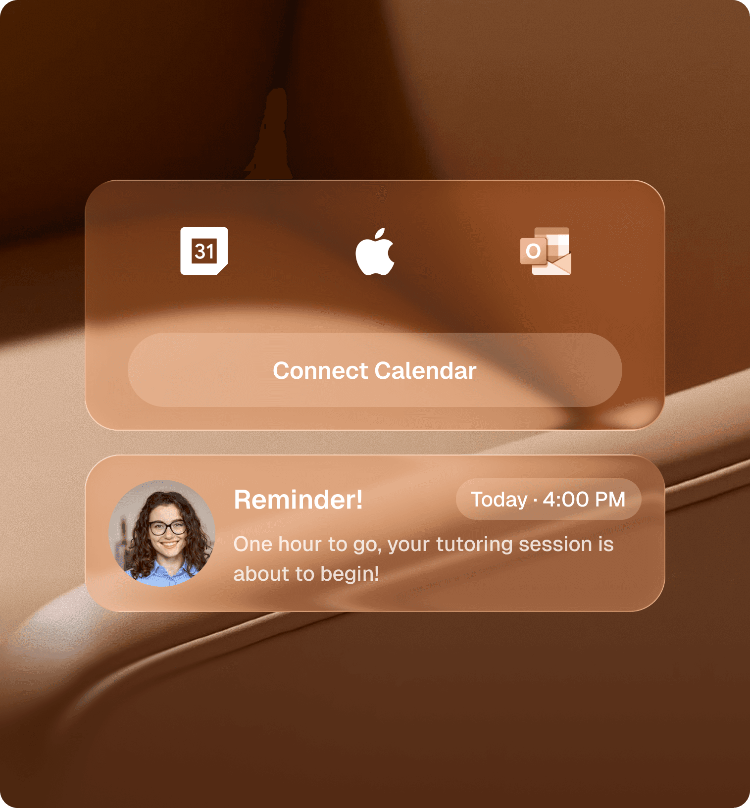 booking calendar interface for teachers