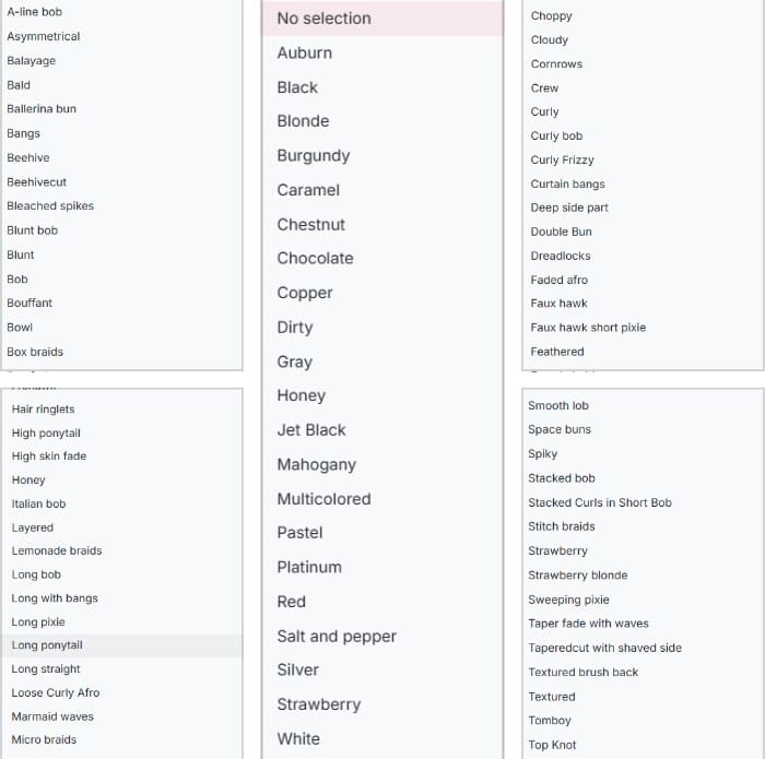 Explore Hairstyle Options