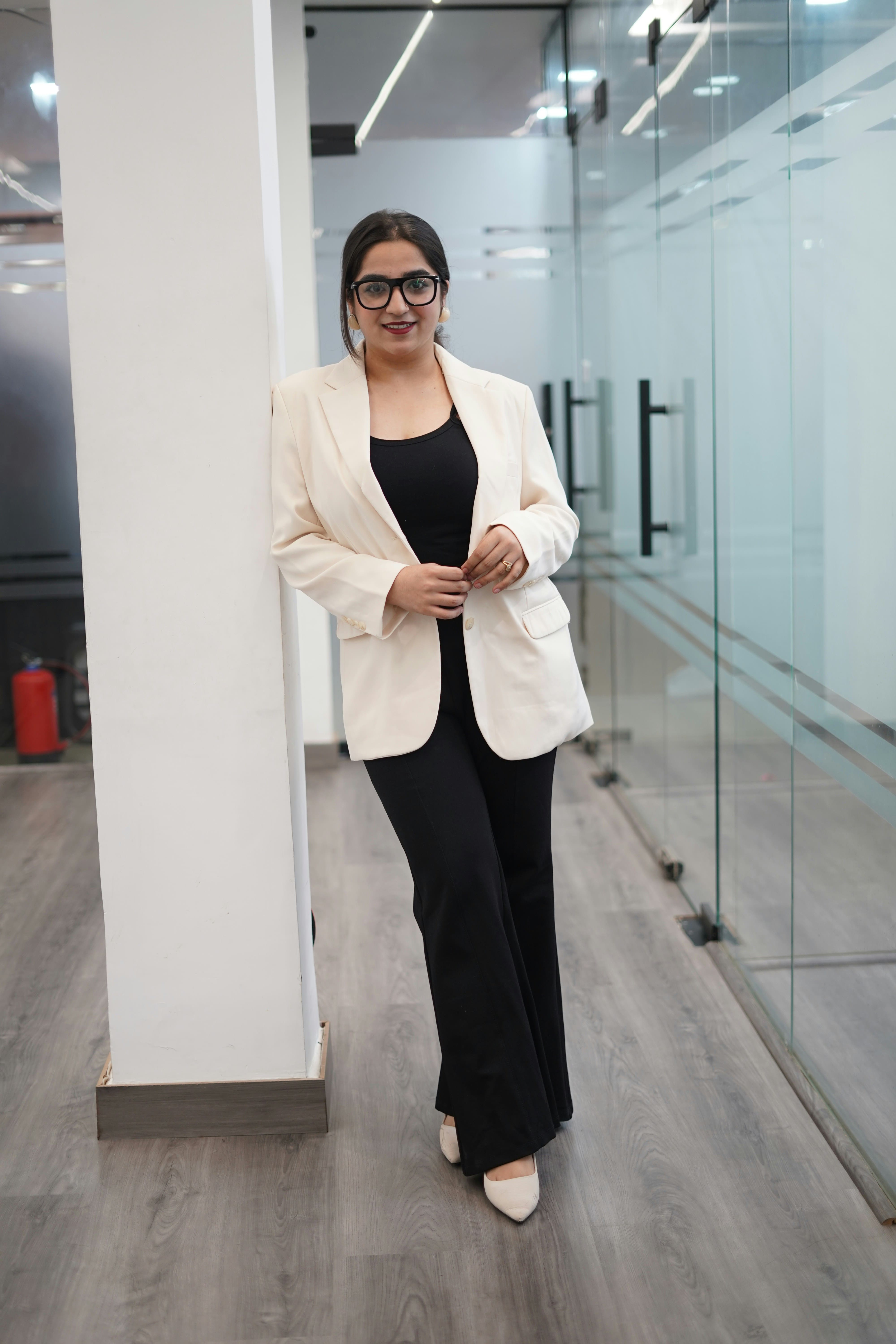 Woman Wearing Coat