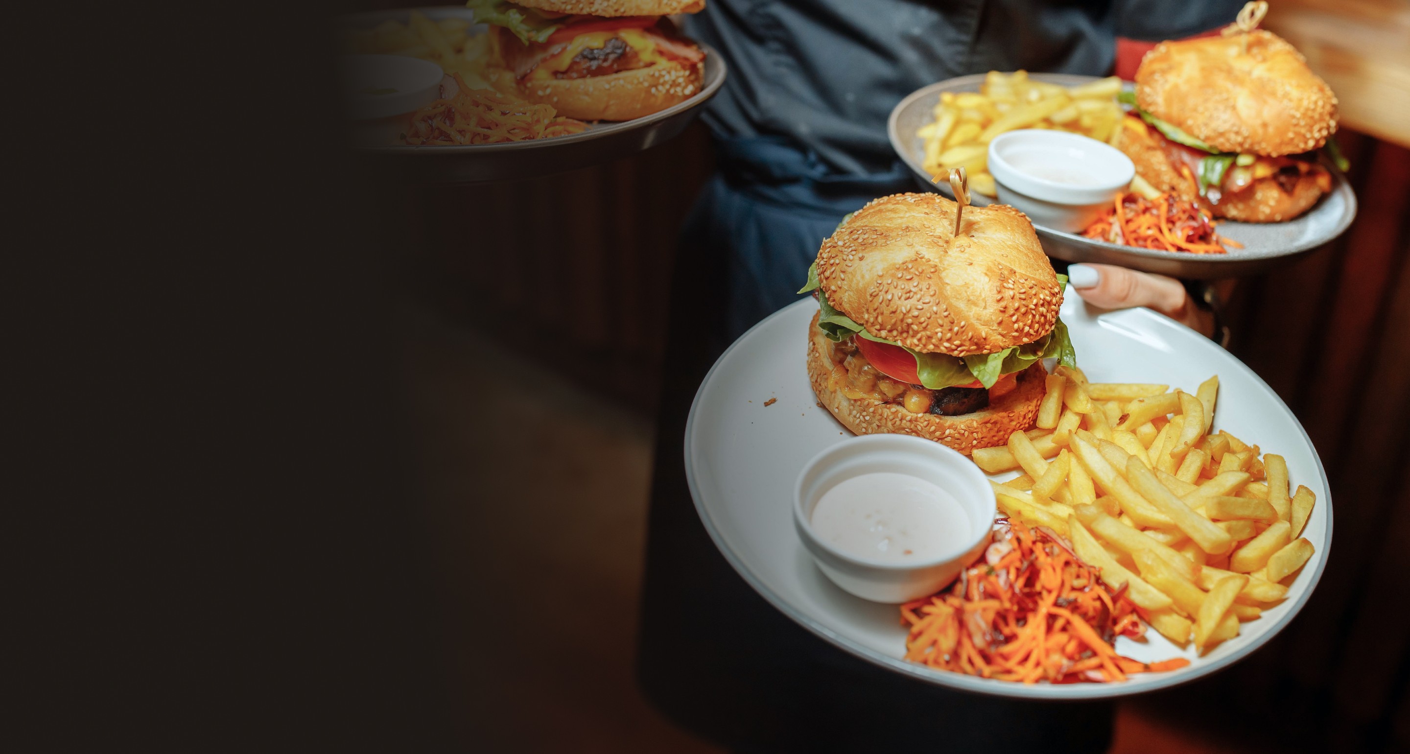 hamburger from fast food