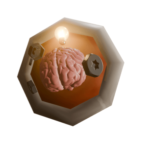 Holistic designer of headaches badge