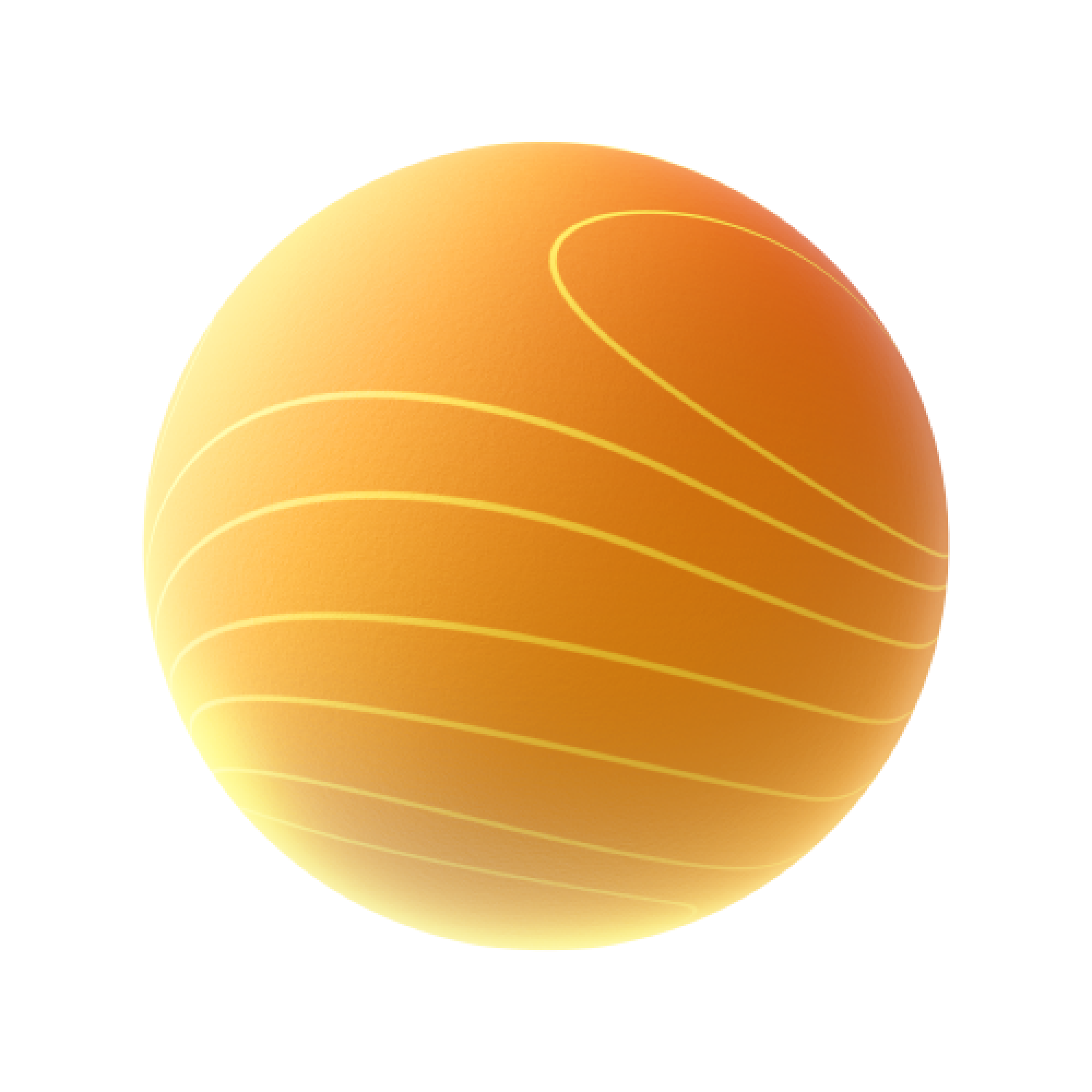 Een 3D-geïllustreerde planeet