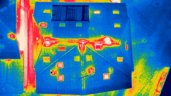 inspection thermographique batiment par drone