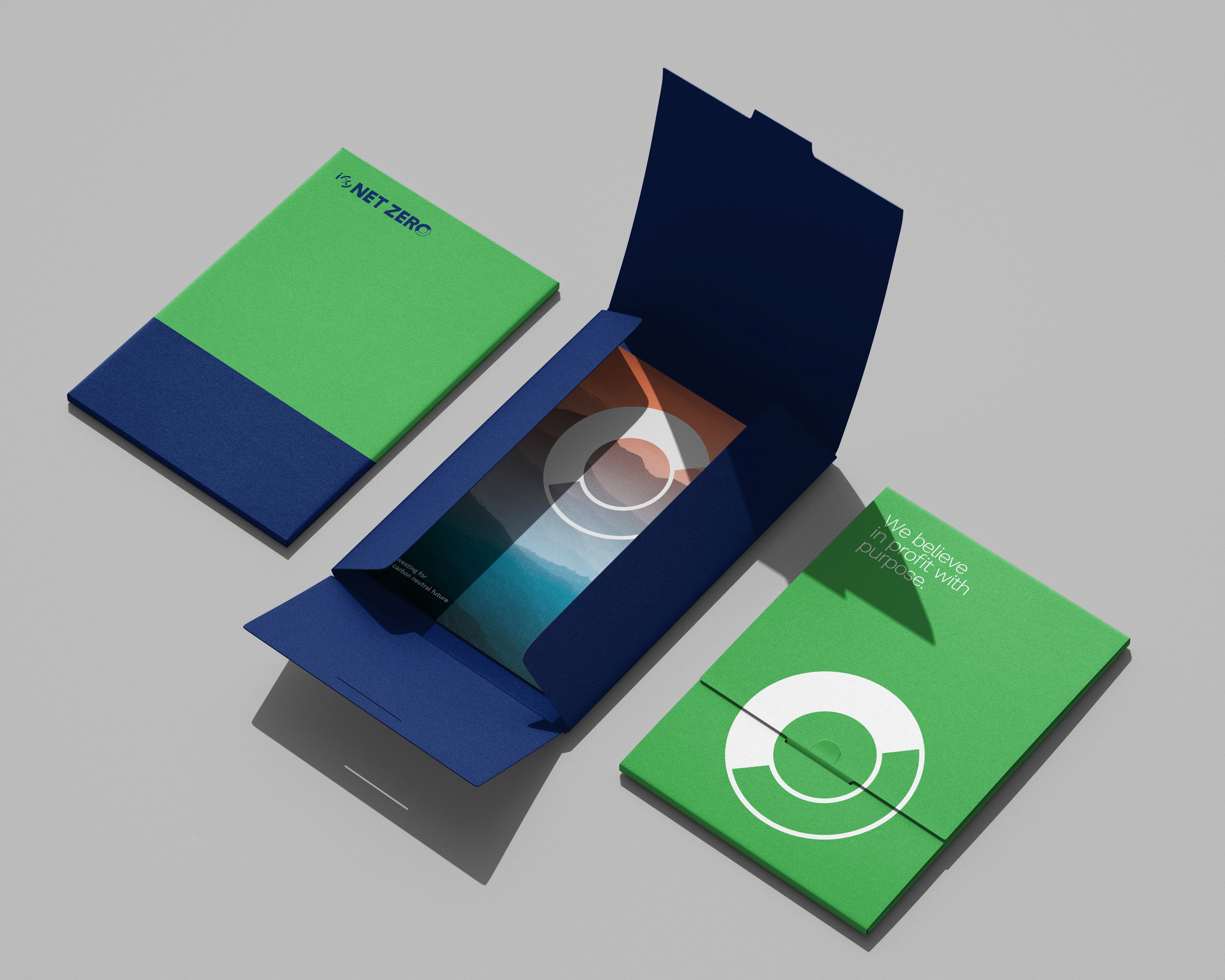 tipota design studio - climate change for carbon neutral investment compny ix net zero - bespoke typography logo and visual system - ix net zero invitation pack