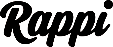 Logo oscuro de Rappi