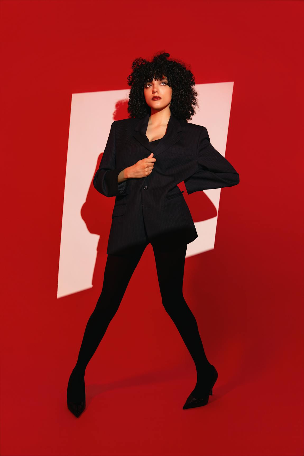  Stylish fashion portrait of woman 