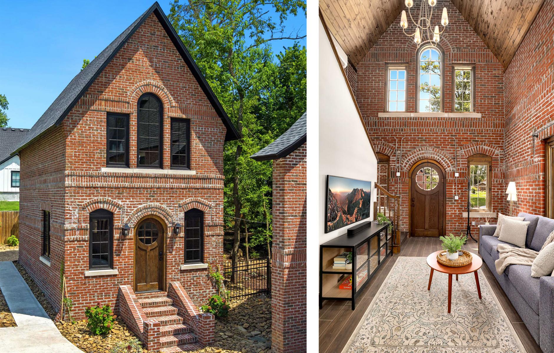 two story brick adu