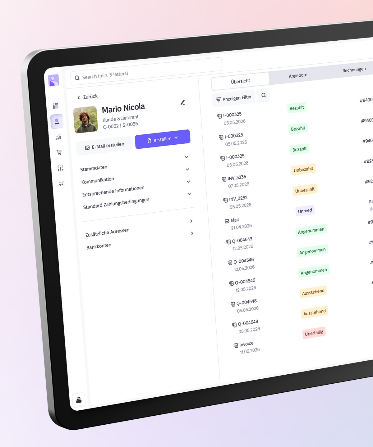 CRM (Kontaktverwaltung)