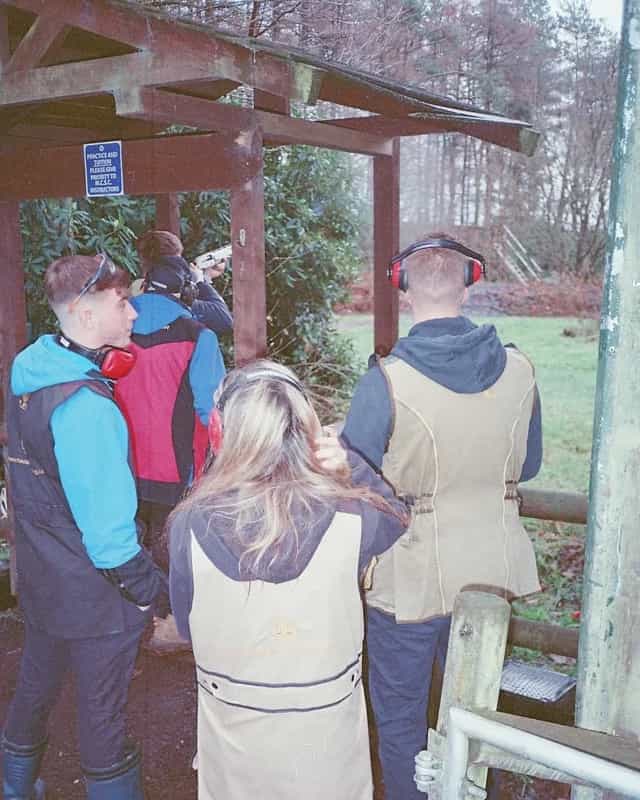 Liberty Signs team goes Clay Shooting at Manchester Clay Shooting Club