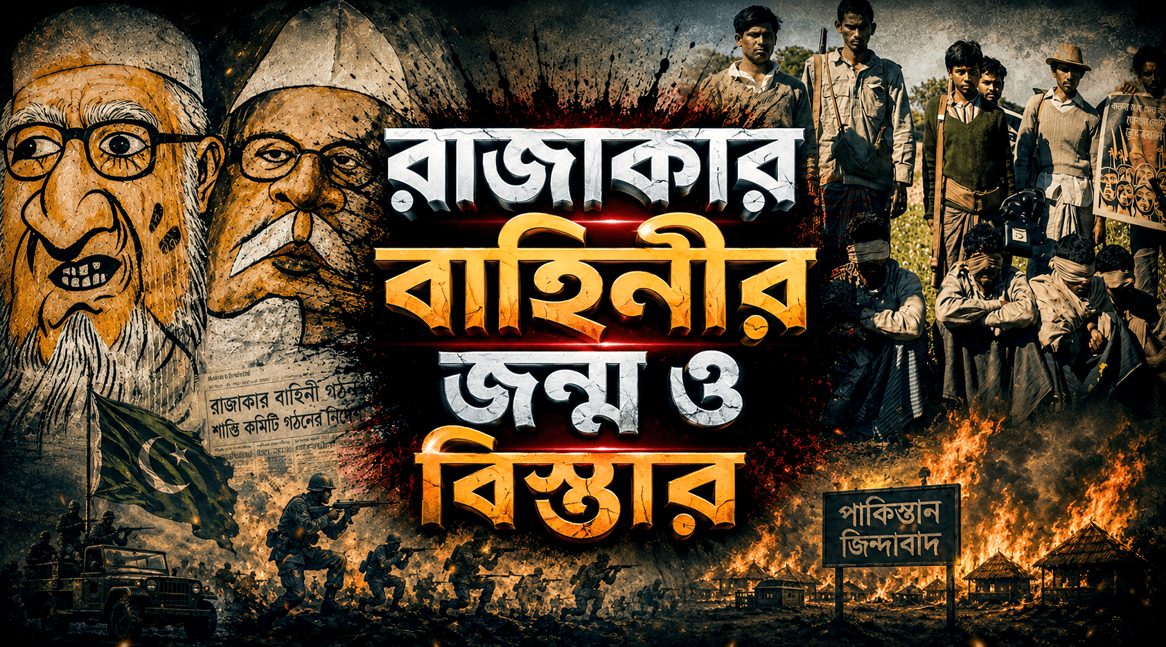 রাজাকার বাহিনীর জন্ম ও বিস্তার যেভাবে হলো - একাত্তরের দেশীয় ঘৃণ্য দালালবাহিনী