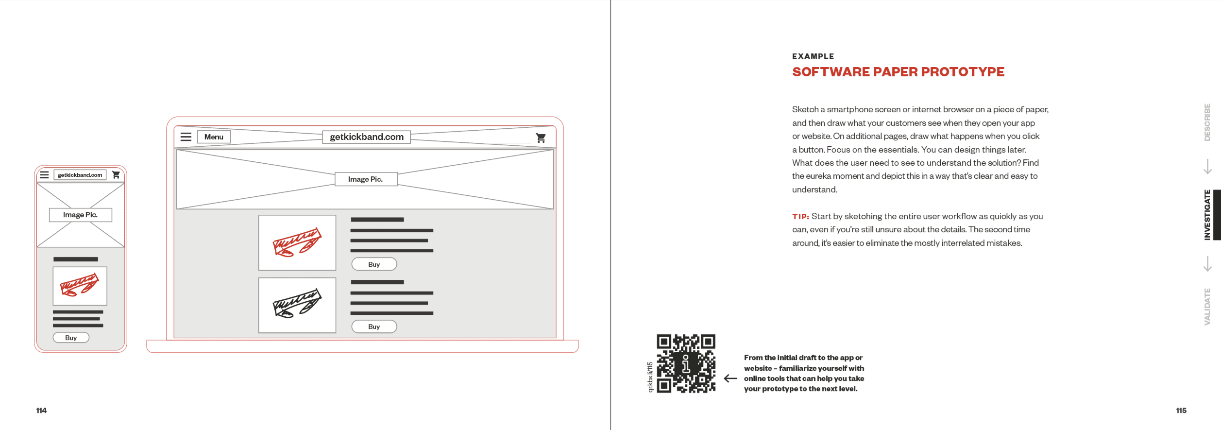 Visual of the KICKBOOK from the KICKBOX Intrapreneurship program