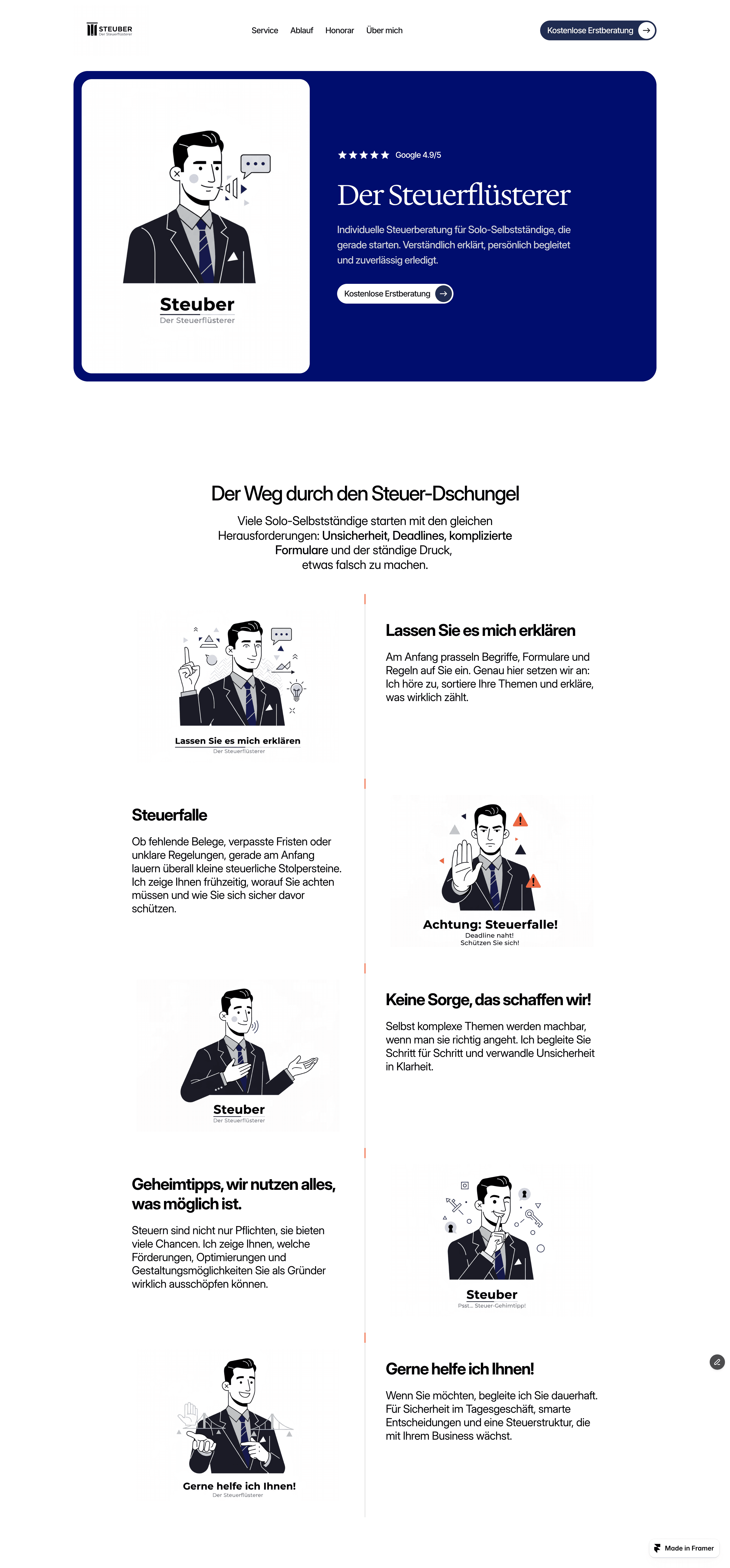 Steuerberater Webseite
