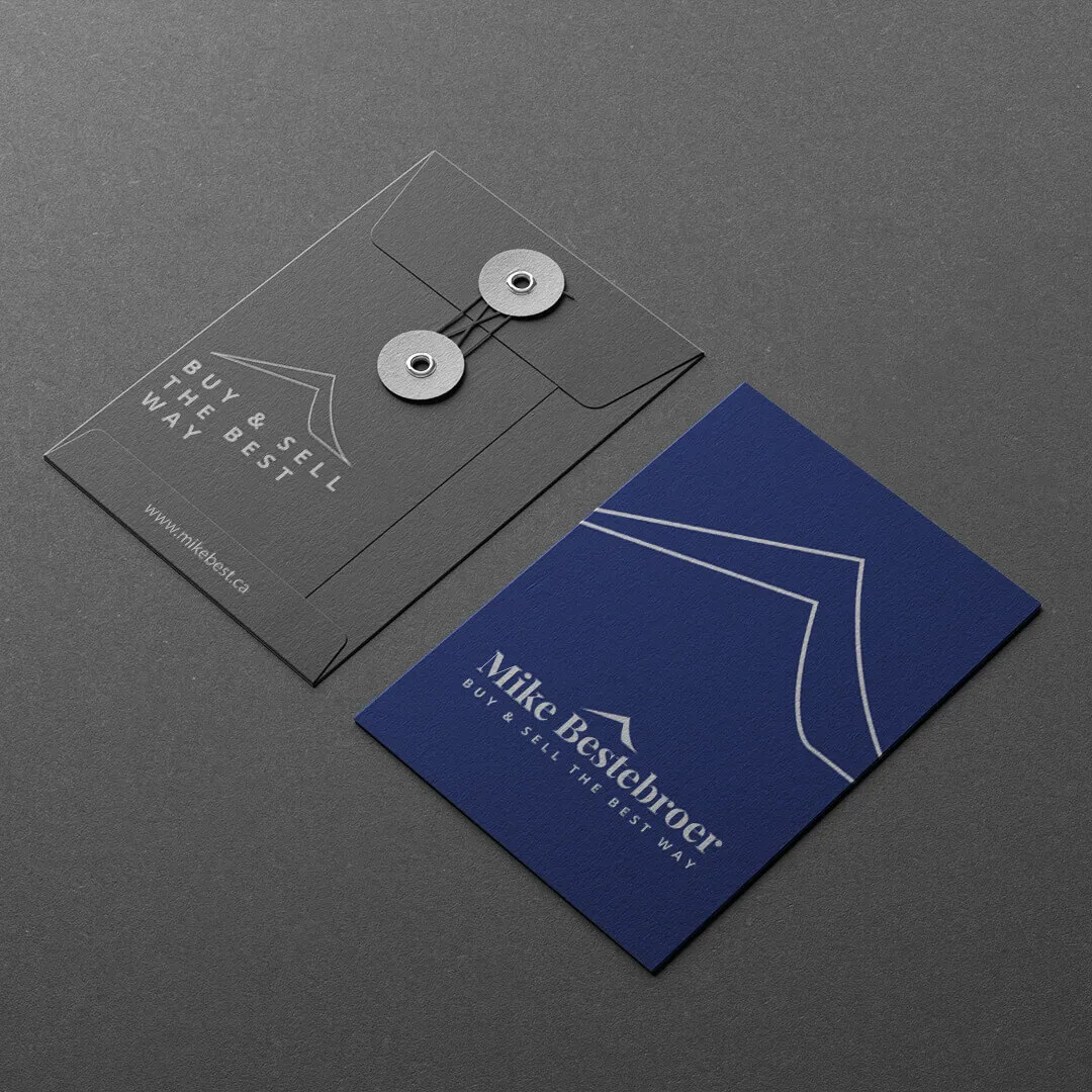 Mike Bestebroer branded packaging and product presentation from the completed creative project