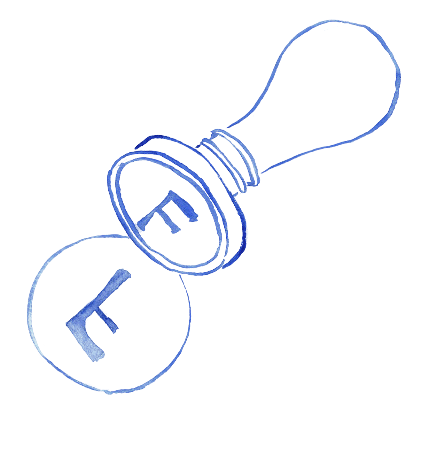 naald en draad illustratie